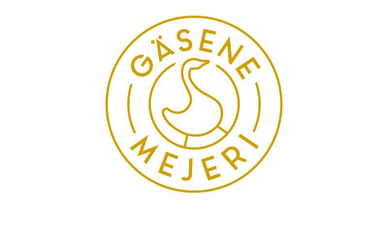 Gäsene mejeri logotyp
